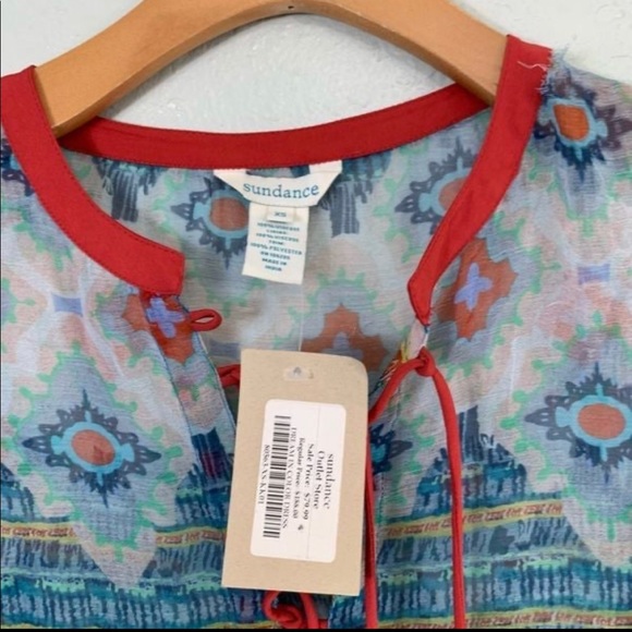 Sundance dream in color boho sheer maxi dress - Picture 7 of 8